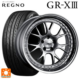 225/45R18 95W XL ブリヂストン レグノ GR-X3 正規品 # タナベ SSR プロフェッサー MS3 チタンシルバー 18-7J 国産車用 サマータイヤホイール4本セット