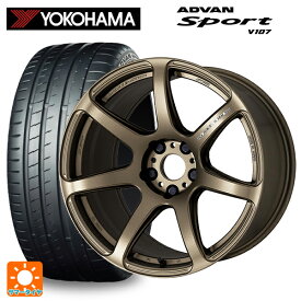 スバル BRZ(ZD8)用 225/40R18 92Y XL ヨコハマ アドバンスポーツ V107 エモーション T7R AHG 新品サマータイヤホイール 4本セット