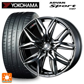 スバル レヴォーグ(VN系)用 225/45R18 95Y XL ヨコハマ アドバンスポーツ V107 レオニス LM BMCMC 新品サマータイヤホイール 4本セット