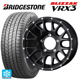 【5/30限定 最大3万円OFFクーポン】225/70R16 103Q ブリヂストン ブリザック VRX3 正規品 ウェッズ マッドヴァンス 08 FLINT BLACK 16-6J 国産車用 スタッドレスタイヤホイール4本セット