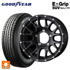 175/80R16 91S グッドイヤー エフィシェントグリップSUV HP01 ＃ ウェッズ マッドヴァンス 08 FLINT BLACK 16-5.5J 国産車用 サマータイヤホイール4本セット