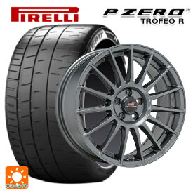 【最大3万円OFFクーポン 6/11 1:59迄】トヨタ GRカローラ(4BA-GZEA14H)用 265/35R18 93Y ピレリ P-ZERO トロフェオR 正規品 スーパーツーリズモ TGR-WRT ラリーグラファイト 新品サマータイヤホイール 4本セット