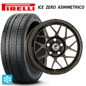 トヨタ ヤリスクロス(10系)用 205/65R16 95T ピレリ ウインター アイスゼロ アシンメトリコ 正規品 ロディオドライブ 8Mモノ マットブロンズ 新品スタッドレスタイヤホイール 4本セット