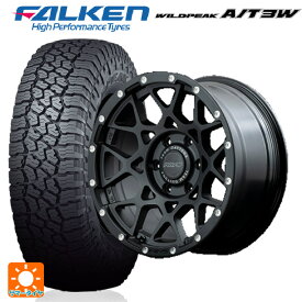 【最大3万円OFFクーポン 5/27 1:59迄】トヨタ ハイラックス(120系)用 285/55R20 122Q ファルケン ワイルドピーク A/T3W チームデイトナ M8 N2 新品サマータイヤホイール 4本セット