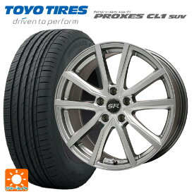 即日発送 【最大3万円OFFクーポン 6/11 1:59迄】235/55R18 100V トーヨー プロクセス CL1 SUV エルベ Vスポーク # メタリックグレー 18-7.5J 国産車用 サマータイヤホイール4本セット