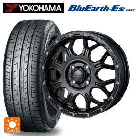 【最大3万円クーポン 5/27 1:59迄】トヨタ ヤリス(10系)用 205/50R16 87V ヨコハマ ブルーアースEs ES32 ハイブロック ジェラード サテンBK/リーミング 新品サマータイヤホイール 4本セット