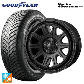 ホンダ ステップワゴン(RP6~8)用 205/60R16 92H グッドイヤー ベクターフォーシーズンズ ハイブリッド ジャパン三陽 ハイブロック レグルス サテンブラック 新品オールシーズンタイヤホイール 4本セット