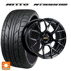 4/20限定 エントリーで最大100％ポイントバックスバル BRZ(ZD8)用 225/35R19 88Y XL ニットー NT555 G2 RE-V7 BK 新品サマータイヤホイール 4本セット