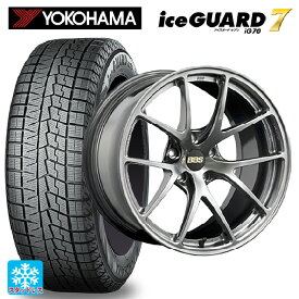 【最大3万円OFFクーポン 6/11 1:59迄】トヨタ ヴォクシー(90系)用 215/45R18 93Q XL ヨコハマ アイスガード7(IG70) RI-A DB 新品スタッドレスタイヤホイール 4本セット