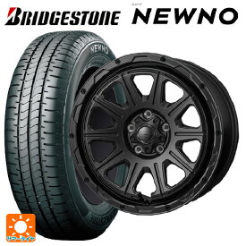 ホンダ ステップワゴン(RP6~8)用 2026年製 205/60R16 92H ブリヂストン ニューノ 正規品 # ジャパン三陽 ハイブロック レグルス サテンブラック 新品サマータイヤホイール 4本セット