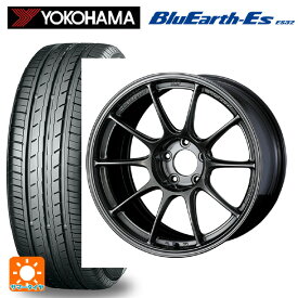 225/45R18 95W ヨコハマ ブルーアースEs ES32 ウェッズ ウェッズスポーツ TC105X EJ-TITAN 18-8J 国産車用 サマータイヤホイール4本セット