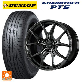 トヨタ アルファード(40系)用 225/60R18 100H ダンロップ グラントレックPT5 グラムライツ 57エフエックスズィー AAC 新品サマータイヤホイール 4本セット