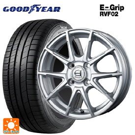 【6/4 20時〜 最大3万円OFFクーポン】155/65R14 75H グッドイヤー エフィシェントグリップ RVF02 テクノピア アフロディーテ JX メタリックグレー 14-4.5J 国産車用 サマータイヤホイール4本セット