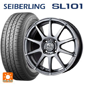 【6/4 20時〜 最大3万円OFFクーポン】155/65R13 73S セイバーリング セイバーリング SL101(ブリヂストン工場生産） # テクノピア アフロディーテ HS メタリックグレー 13-4J 国産車用 サマータイヤホイール4本セット