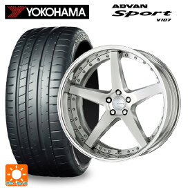 【最大3万円OFFクーポン 6/11 1:59迄】トヨタ アルファード(40系)用 245/40R21 100Y XL ヨコハマ アドバンスポーツ V107 グノーシス CVF BRU 新品サマータイヤホイール 4本セット