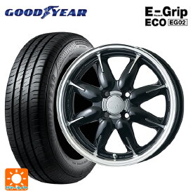 【最大3万円OFFクーポン 6/11 1:59迄】185/70R14 88S グッドイヤー エフィシェントグリップ エコ EG02 # エンケイ オール ワン マシニングブラック 14-5J 国産車用 サマータイヤホイール4本セット