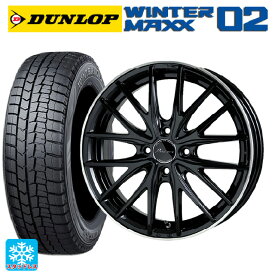 【最大3万円OFFクーポン 6/11 1:59迄】165/60R15 77Q ダンロップ ウィンターマックス 02(WM02) # ホットスタッフ プレシャス アスト M1 BK/リムP 15-4.5J 国産車用 スタッドレスタイヤホイール4本セット