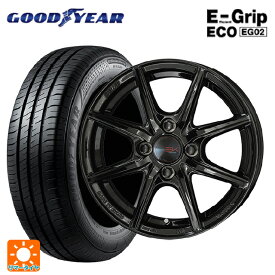 スズキ スイフトスポーツ(ZC33S)用 195/50R16 84V グッドイヤー エフィシェントグリップ エコ EG02 共豊 ザインEK ソリッドブラック 新品サマータイヤホイール 4本セット