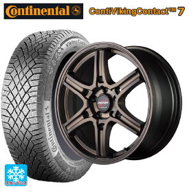 【最大3万円OFFクーポン 6/11 1:59迄】トヨタ アルファード(30系)用 235/50R18 101T XL コンチネンタル コンチバイキングコンタクト7 正規品 アールエムピーレーシング R60 ハイブリッドブロンズ 新品スタッドレスタイヤホイール 4本セット