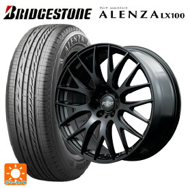 トヨタ ヴェルファイア(40系)用 2024年製 225/60R18 100H ブリヂストン アレンザLX100 正規品 # ホムラ 2X9 プラス スポーツエディション B7J 新品サマータイヤホイール 4本セット