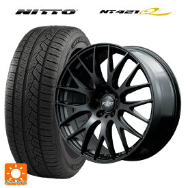 トヨタ ヴェルファイア(40系)用 225/60R18 104V XL ニットー NT421Q ホムラ 2X9 プラス スポーツエディション B7J 新品サマータイヤホイール 4本セット