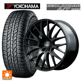 トヨタ ヴェルファイア(40系)用 225/60R18 104H XL ヨコハマ ジオランダー A/T G015 ブラックレター ホムラ 2X9 プラス スポーツエディション B7J 新品サマータイヤホイール 4本セット