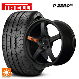 スバル WRX S4(VBH)用 255/40R18 99Y XL ピレリ P ZERO グラムライツ 57CR スペックD マットスーパーダークガンメタ 新品サマータイヤホイール 4本セット