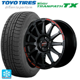 トヨタ ノア(90系)用 205/55R17 95Q トーヨー ウインタートランパス TX アールエムピーレーシング GR12 クリスタルブラック／ストロボレッド 新品スタッドレスタイヤホイール 4本セット