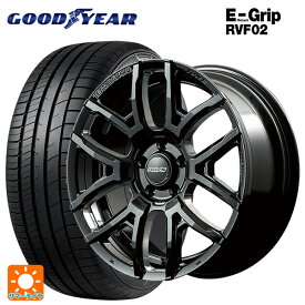 トヨタ アルファード(30系)用 235/50R18 101W XL グッドイヤー エフィシェントグリップ RVF02 チームデイトナ F6ドライブ BNC 新品サマータイヤホイール 4本セット