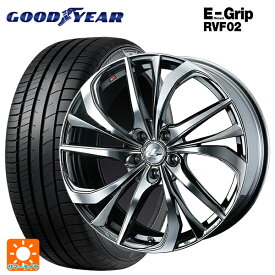 【最大3万円OFFクーポン 6/11 1:59迄】245/45R20 103W XL グッドイヤー エフィシェントグリップ RVF02 ウェッズ レオニス TE BMCMC 20-8.5J 国産車用 サマータイヤホイール4本セット