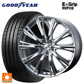 【最大3万円OFFクーポン 6/11 1:59迄】245/45R20 103W XL グッドイヤー エフィシェントグリップ RVF02 ウェッズ レオニス WX HSMC 20-8.5J 国産車用 サマータイヤホイール4本セット