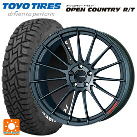 4/20限定 エントリーで最大100％ポイントバック225/60R18 100Q トーヨー オープンカントリー RT ホワイトレター ＃ エンケイ レーシングレボリューション RS05RR マットダークガンメタリック 18-8.5J 国産車用 サマータイヤホイール4本セット