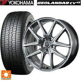 レクサス LM(TAWH15W)用 225/60R18 100H ヨコハマ ジオランダー CV G058 正規品 トピー ロンギヌス アールイーエックス H/S 新品サマータイヤホイール 4本セット