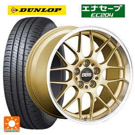 【最大3万円OFFクーポン 6/11 1:59迄】スバル レヴォーグ(VN系)用 225/45R18 95W ダンロップ エナセーブEC204 RG-R GLD 新品サマータイヤホイール 4本セット