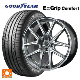 トヨタ ヴェルファイア(40系)用 225/60R18 100V グッドイヤー エフィシェントグリップ コンフォート トピー ロンギヌス アールイーエックス H/S 新品サマータイヤホイール 4本セット