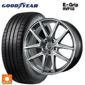 トヨタ クラウンクロスオーバー(35系)用 225/55R19 103W XL グッドイヤー エフィシェントグリップ RVF02 トピー ロンギヌス アールイーエックス H/S 新品サマータイヤホイール 4本セット