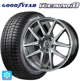 トヨタ アルファード(30系)用 225/60R17 99Q グッドイヤー アイスナビ8 トピー ロンギヌス アールイーエックス H/S 新品スタッドレスタイヤホイール 4本セット