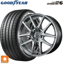 トヨタ クラウンエステート(AZSH38/39)用 225/45R21 95W グッドイヤー イーグル F1 アシメトリック6 トピー ロンギヌス アールイーエックス H/S 新品サマータイヤホイール 4本セット