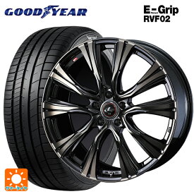 【最大3万円OFFクーポン 5/23 20時〜】トヨタ ルーミー(M900系)用 175/55R15 77V グッドイヤー エフィシェントグリップ RVF02 レオニス VR PBMC/TI 新品サマータイヤホイール 4本セット