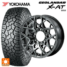 【6/22 20時〜 全品P5倍＆クーポン】スズキ ジムニーシエラ(74系)用 215/70R16 100/97Q ヨコハマ ジオランダー X-AT G016 ブラックレター 正規品 # レイズ ベルサス VV25MX YNJ 新品サマータイヤホイール 5本セット