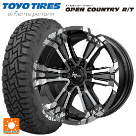 【7/4 20時〜 最大3万円OFFクーポン】215/65R16 109/107Q トーヨー オープンカントリー RT ホワイトレター # エムアイディー ナイトロパワー クロスクロウ ブラックメタリック＋ミラーカット 16-6.5J 国産車用 サマータイヤホイール4本セット