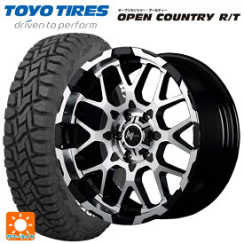 【5/30限定 最大3万円OFFクーポン】ニッサン NV350キャラバン(E26系)用 215/65R16 109/107Q トーヨー オープンカントリー RT ホワイトレター ナイトロパワー M28バレット ブラック/ミラーカット 新品サマータイヤホイール 4本セット