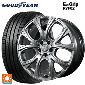 シトロエン C5X(E435)用 225/55R18 102V XL グッドイヤー エフィシェントグリップ RVF02 チームスパルコ ヴェネージュ H/MG 新品サマータイヤホイール 4本セット