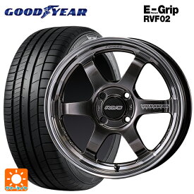 【6/4 20時〜 最大3万円OFFクーポン】185/65R15 88H グッドイヤー エフィシェントグリップ RVF02 レイズ ボルクレーシング TE37KCR プログレッシブモデル HF 15-5.5J 国産車用 サマータイヤホイール4本セット