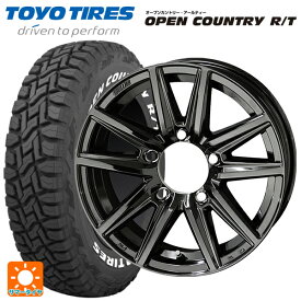 スズキ ジムニー(64系)用 185/85R16 105/103N トーヨー オープンカントリー RT ホワイトレター ザインSS ソリッドブラック 新品サマータイヤホイール 5本セット