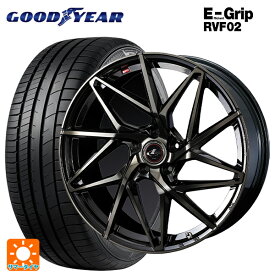 【最大3万円OFFクーポン 6/11 1:59迄】245/45R20 103W XL グッドイヤー エフィシェントグリップ RVF02 ウェッズ レオニス IT PBMC/TI 20-8.5J 国産車用 サマータイヤホイール4本セット