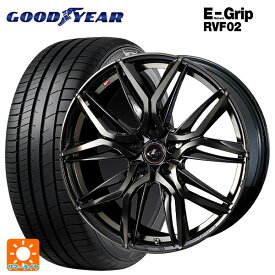 【最大3万円OFFクーポン 6/11 1:59迄】245/45R20 103W XL グッドイヤー エフィシェントグリップ RVF02 ウェッズ レオニス LM PBMC/TI 20-8.5J 国産車用 サマータイヤホイール4本セット