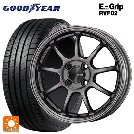 トヨタ ヤリス(10系)用 185/55R16 83V グッドイヤー エフィシェントグリップ RVF02 パフォーマンスライン PF09 DS 新品サマータイヤホイール 4本セット