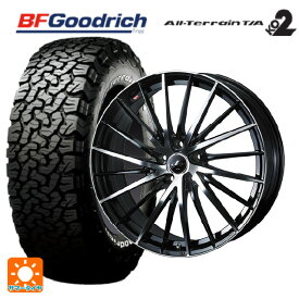 【5/30限定 最大3万円OFFクーポン】ニッサン エクストレイル(33系)用 235/60R18 108/104R BFグッドリッチ オールテレーン TA KO2 ブラックレター 正規品 レオニス FR パールブラックミラーカット 新品サマータイヤホイール 4本セット