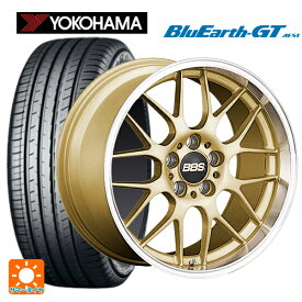 245/45R19 98W ヨコハマ ブルーアースGT AE51 BBS RG-R GLD 19-8.5J 国産車用 サマータイヤホイール4本セット
